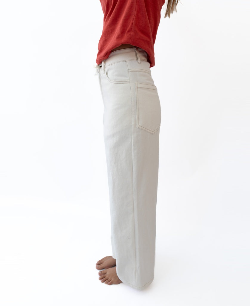 Golden Breed Suzi Pant | Off White - Trousers