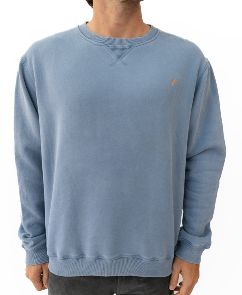 Tide Sweater | Denim-Golden Breed