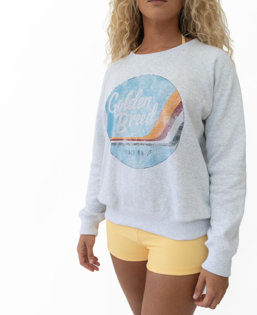 Vintage Sweat | White Misty-Golden Breed