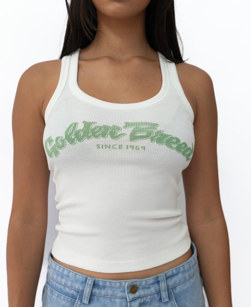 Golden Breed Tank | Moss