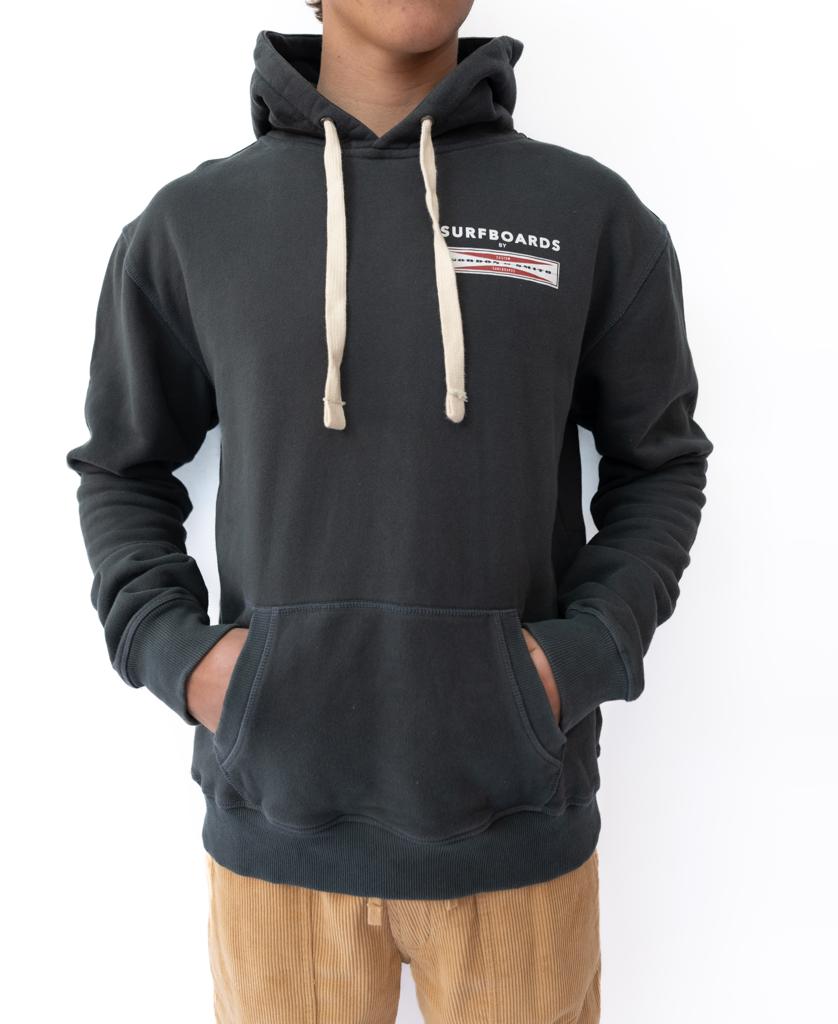G&S Surfboards Hoodie | Wash Black
