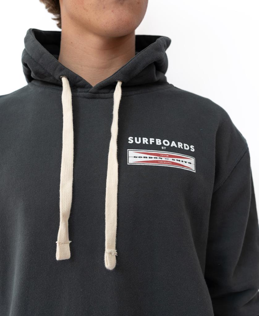 G&S Surfboards Hoodie | Wash Black
