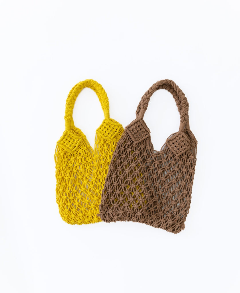LB Macrame Bag | Yellow