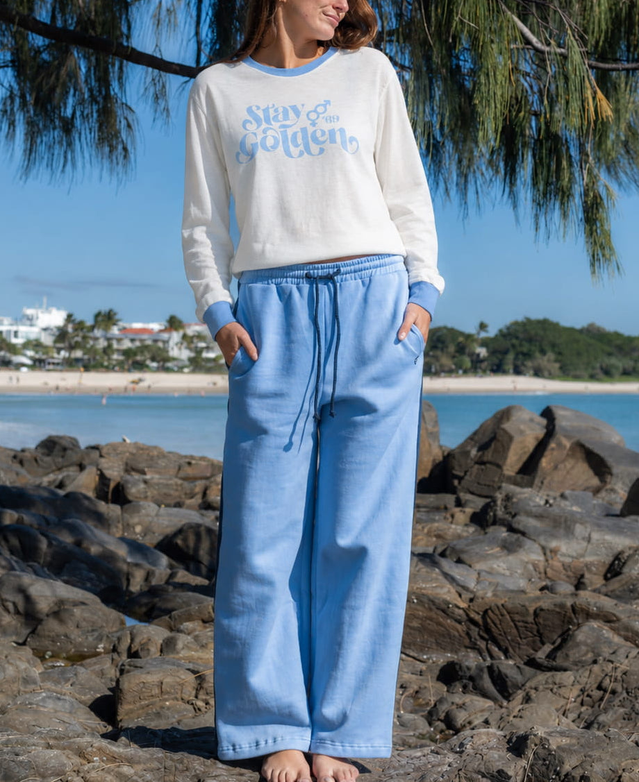 Golden Breed Stay Golden LS | Off White/Finch - T-Shirts