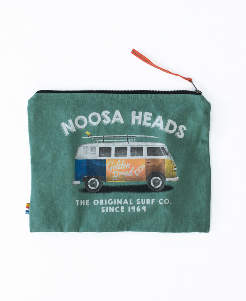 Golden Breed Noosa Stoked Wet Travel Bag | Surf Green - Beach Bags