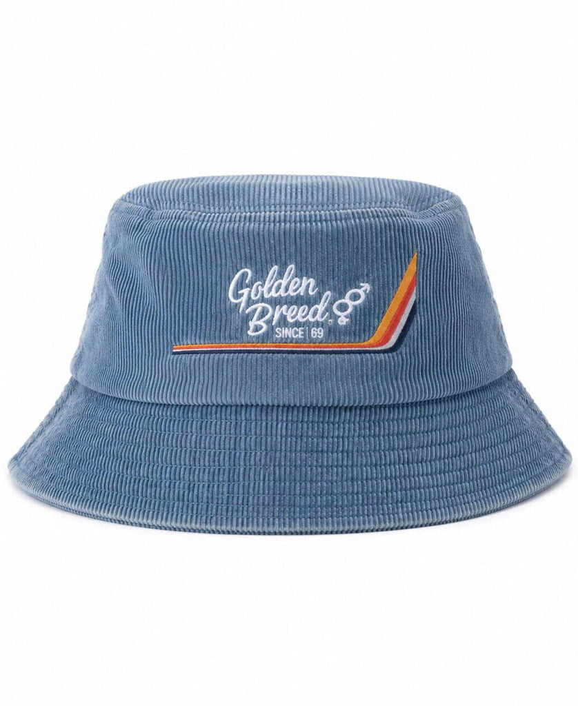 Golden Breed Pacific Cord Bucket Hat | Blue - Bucket Hats