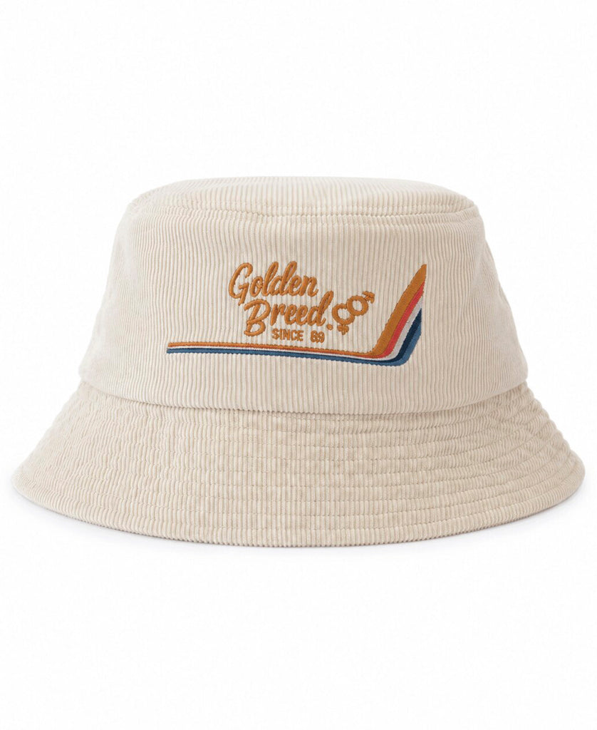 Golden Breed Pacific Cord Bucket Hat | Off White - Bucket Hats