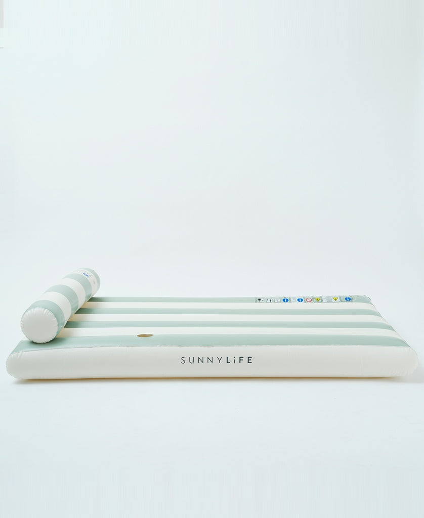 Luxe Lilo | Green Stripe