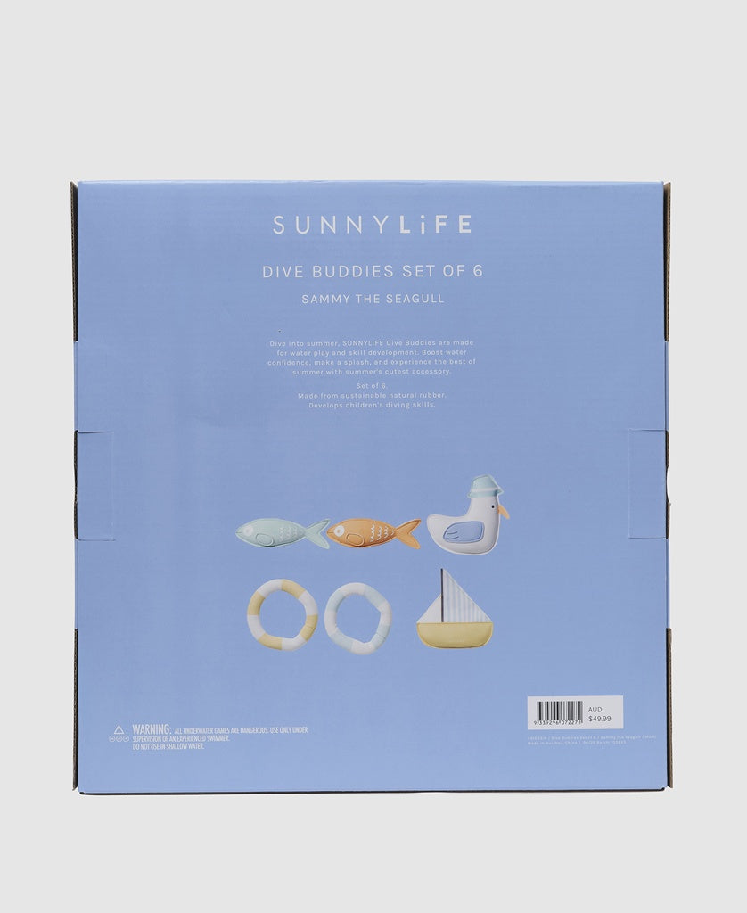 Dive Buddies Sammy the Seagull | Multi Set of 6