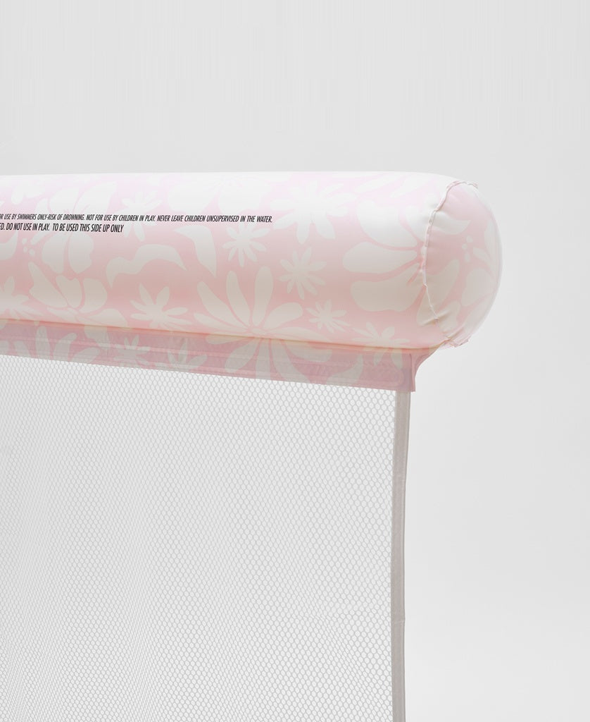 Sunny Life Bolster Hammock Stole My Heart | Pink Floral - Pool Loungers