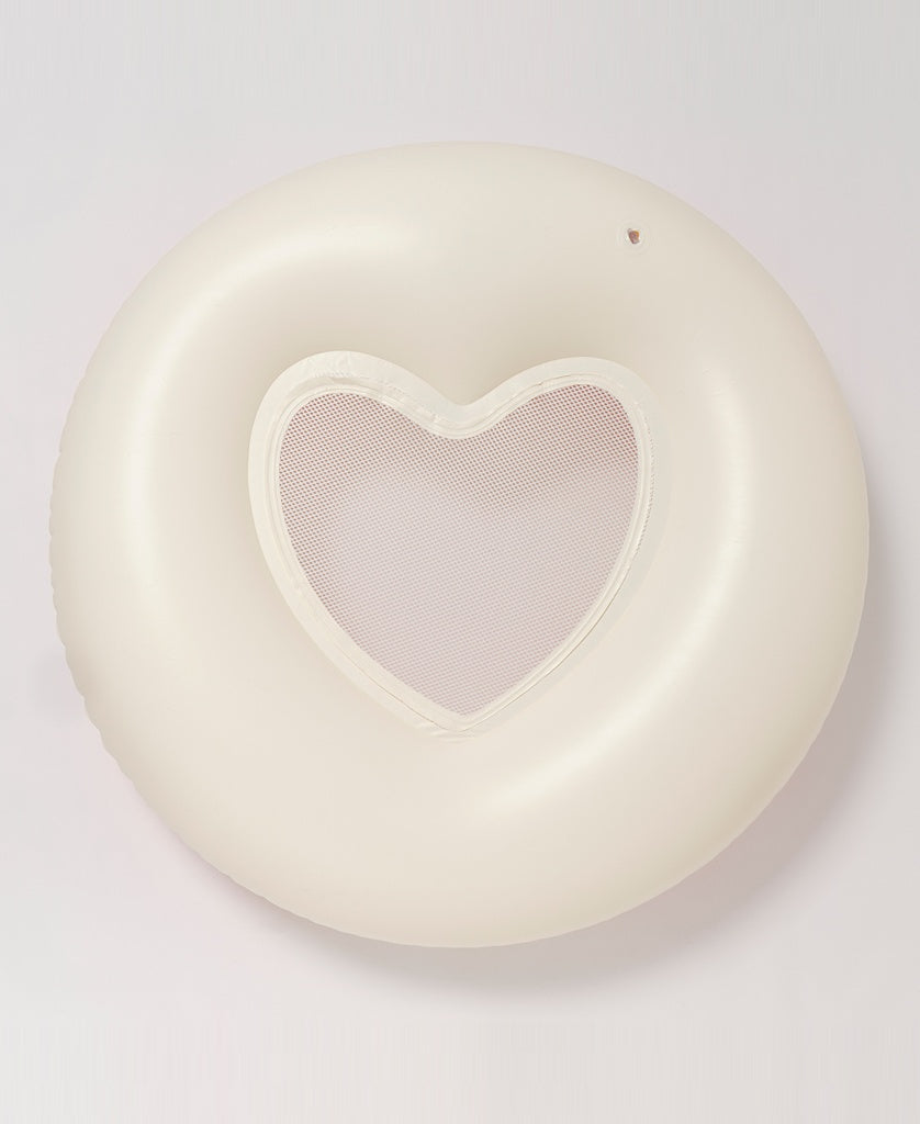 Luxe Tube Pool Ring Stole My Heart | Pink Stripe