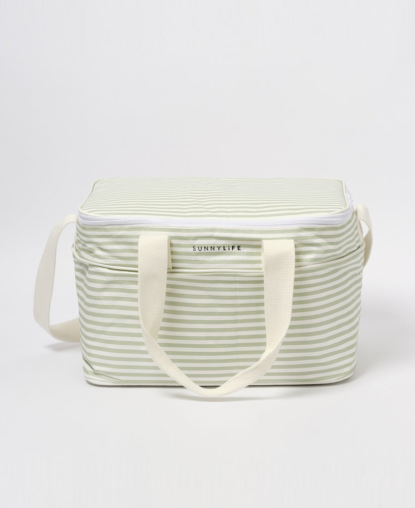 Sunny Life Light Cooler Bag | Sea Sage Stripe - Coolers