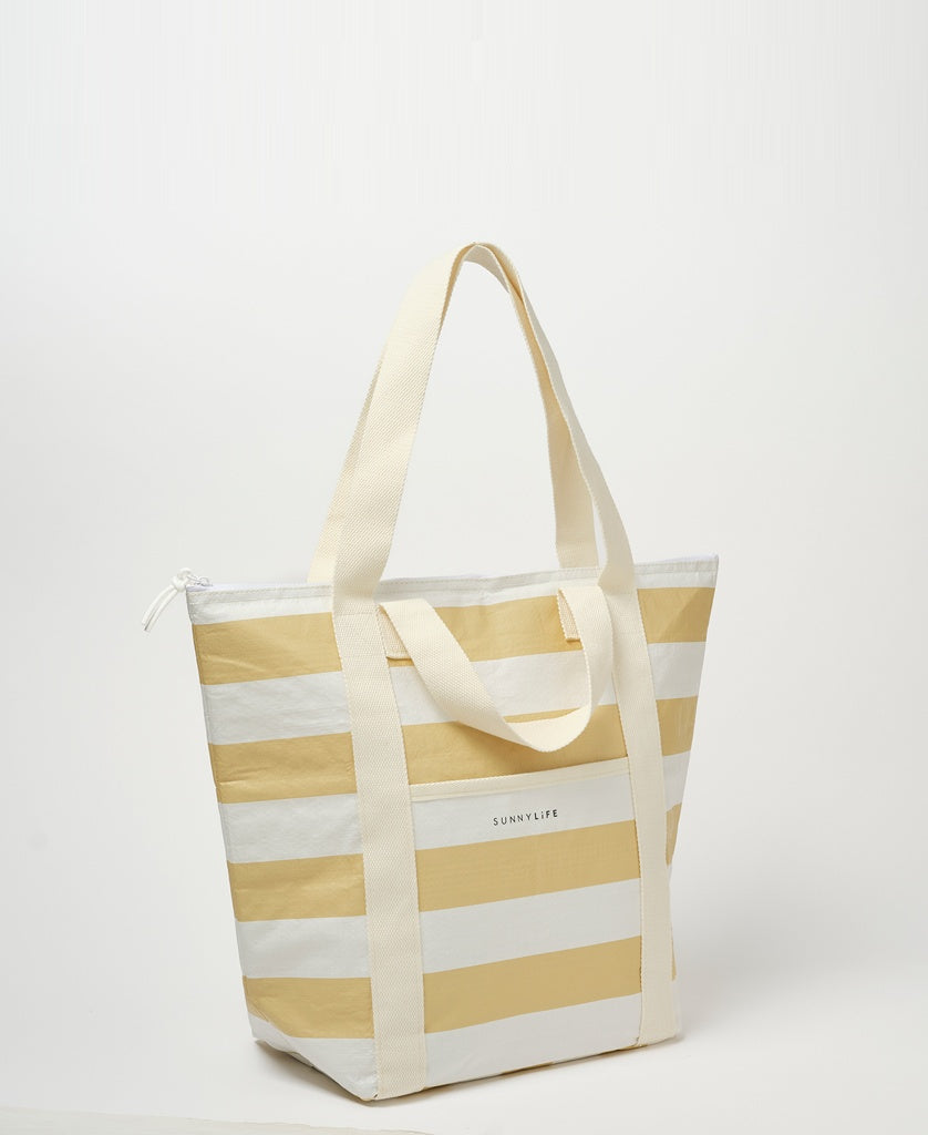 Light Cooler Tote Butternut | Stripe