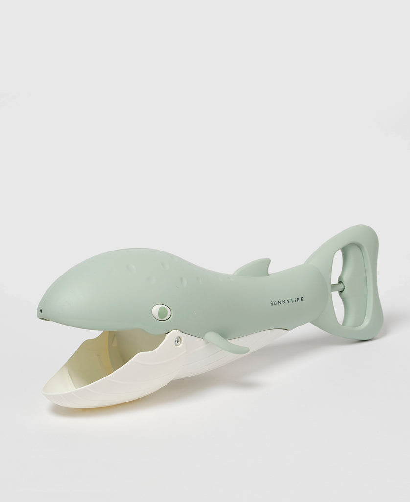 Sunny Life Sand Claws Whale | Green - Sand Toy Sets