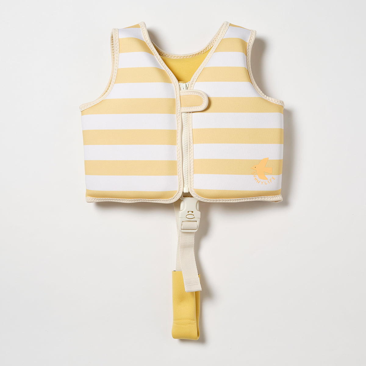 Kids Swim Vest 2-3 Sammy the Seagull | Mustard Stripe