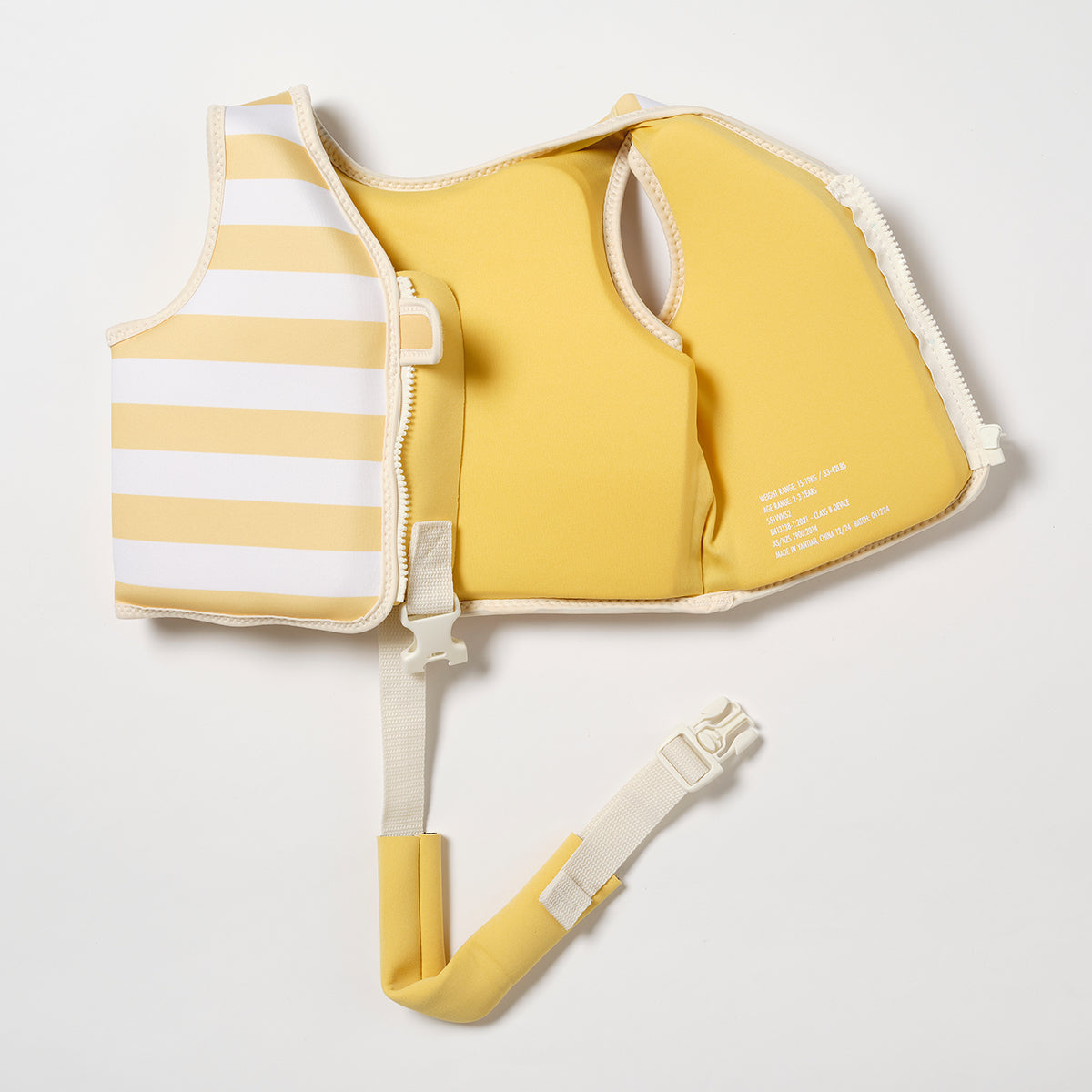 Kids Swim Vest 2-3 Sammy the Seagull | Mustard Stripe