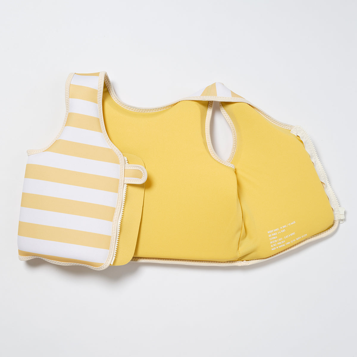 Kids Swim Vest 3-6 Sammy the Seagull | Mustard Stripe