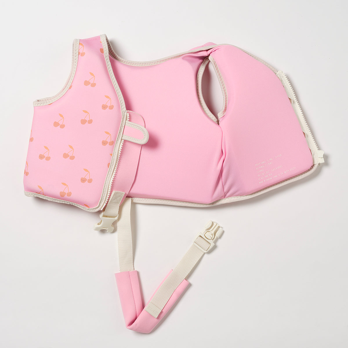 Kids Swim Vest 2-3 | Cotton Candy Cherry