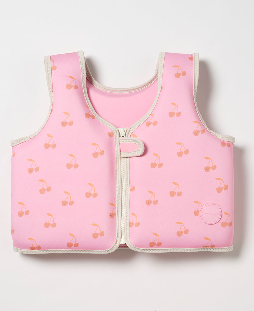 Sunny Life Kids Swim Vest 3-6 | Cotton Candy Cherry - Swim Vests
