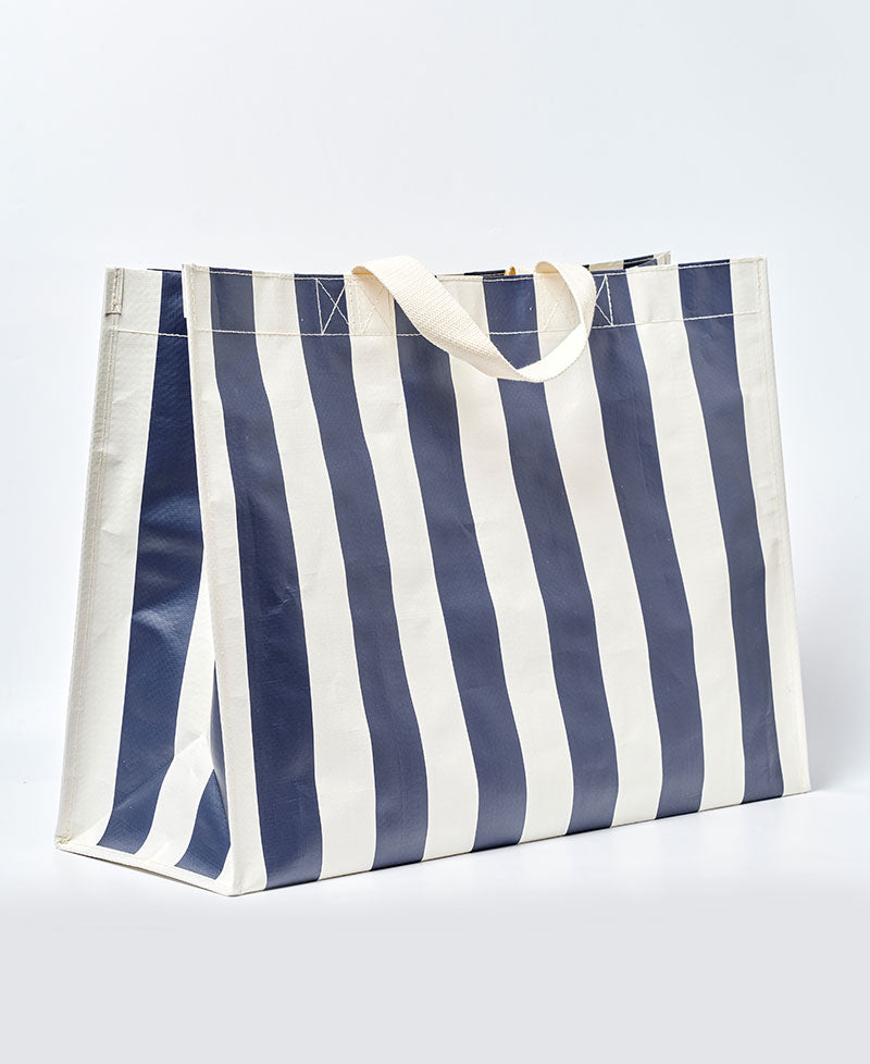 Sunny Life Carryall Beach Bag Marine Stripe - Beach Bags