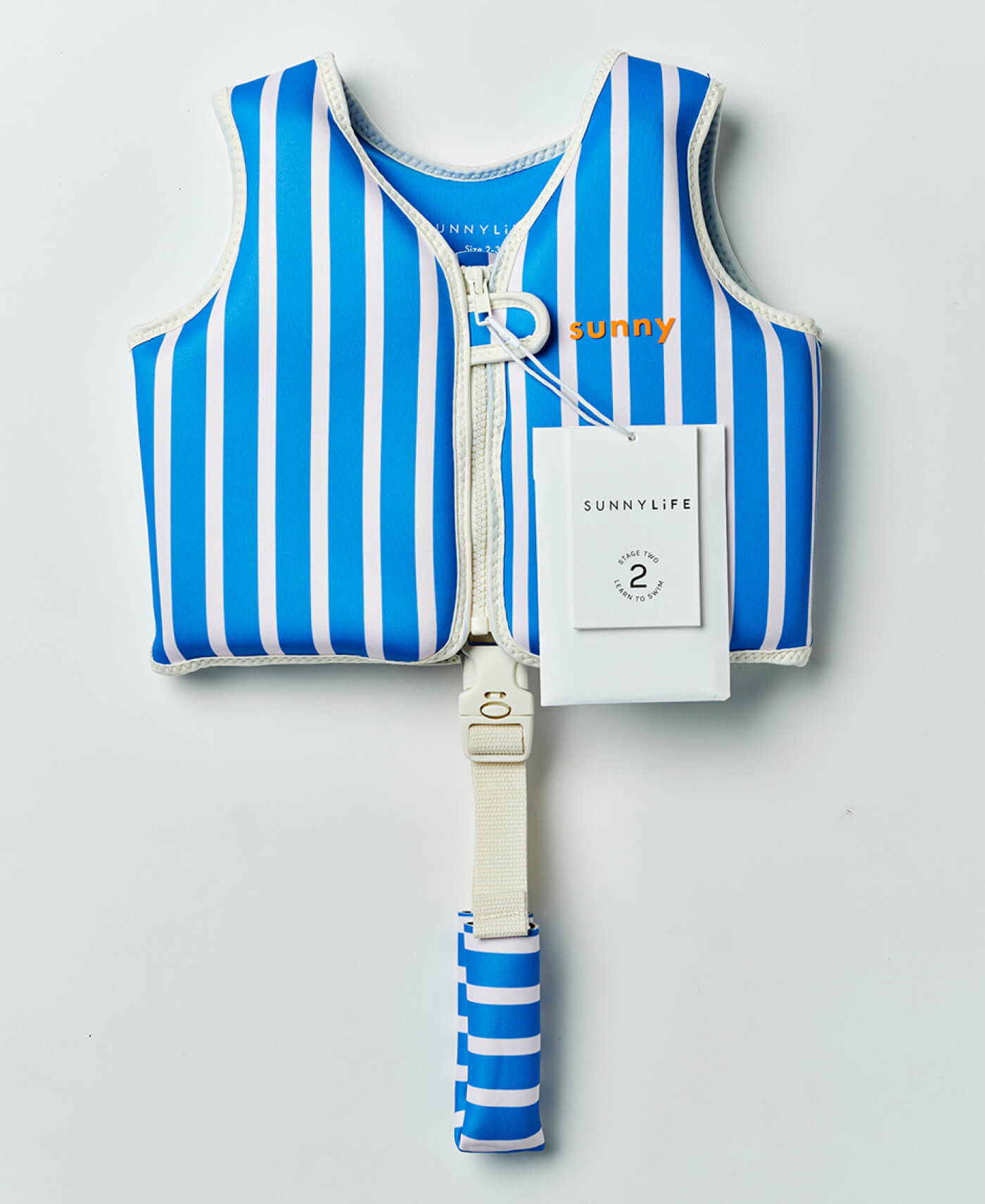 Sunny Life Kids Swim Vest 2-3 Tino the Tiger Blue - Swim Vests