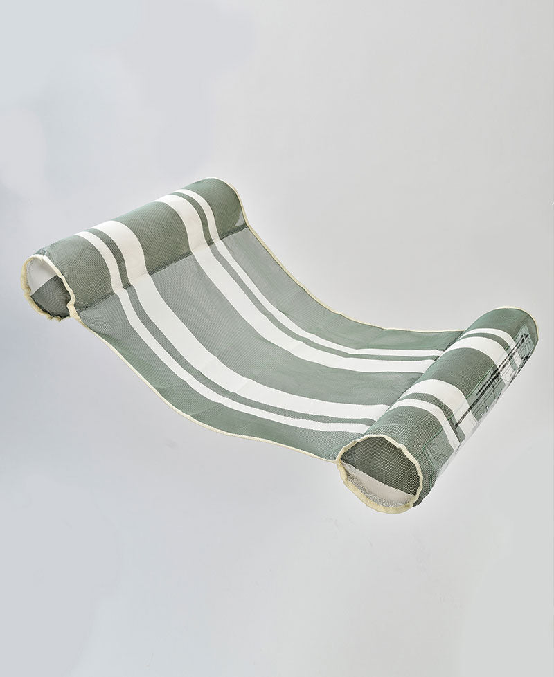 Sunny Life Mesh Hammock Float Seagrass Stripe - Pool Hammocks