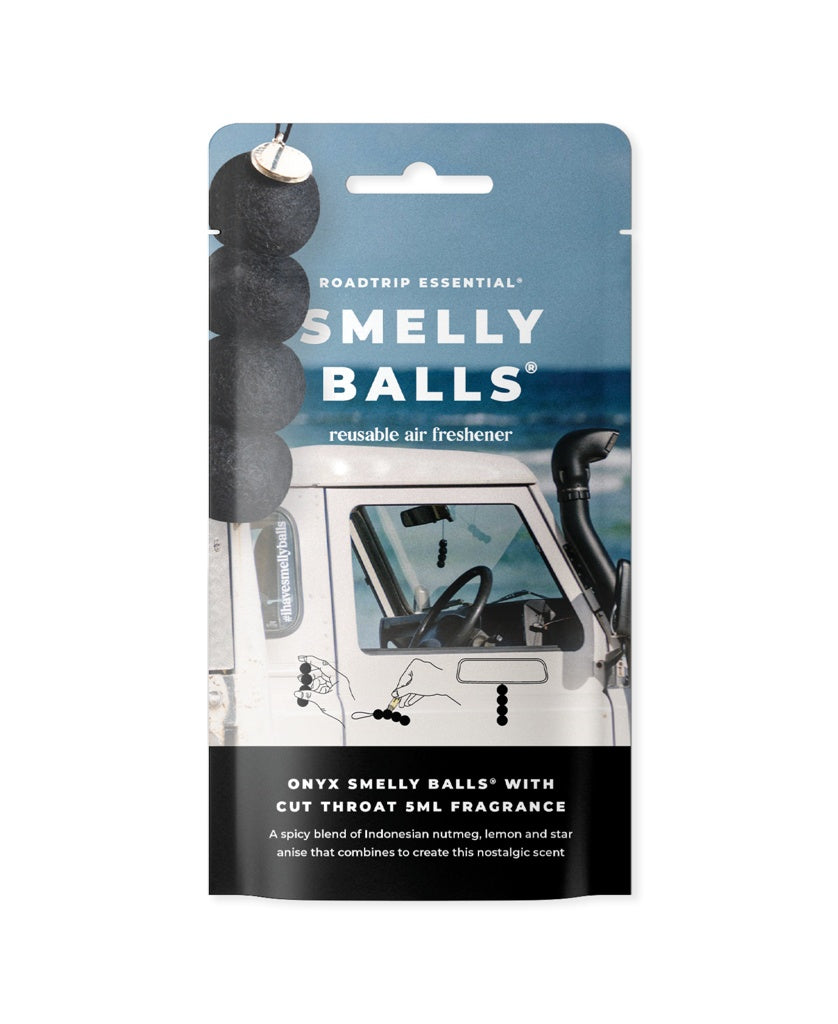 Smelly Balls Hang Onyx Set Cut Throat - Vehicle Air Fresheners