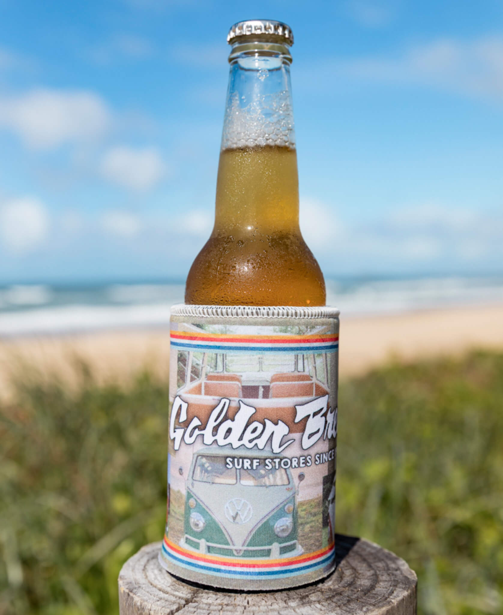 Golden Breed GB Kombi Collage Stubby - Can & Bottle Sleeves