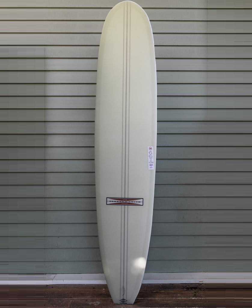 Gordon & Smith G&S 9'6 Easy Rider Triple Stringer Cream - Longboard Surfboards