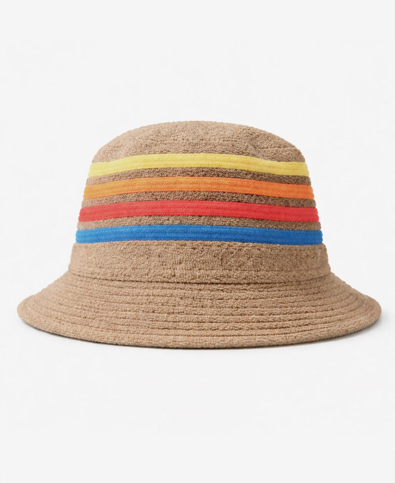 Golden Breed Long Island Terry Bucket Hat | Taupe - Bucket Hats