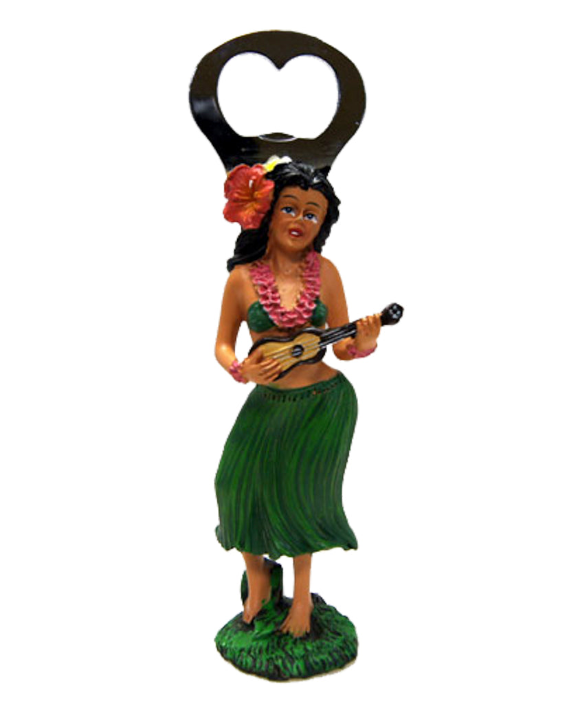 KC Hula Girl Bottle Opener Ukulele - Bottle Openers