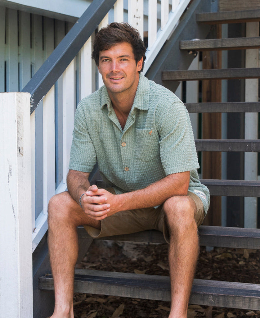 El Shirto Cord Shirt | Leaf Green