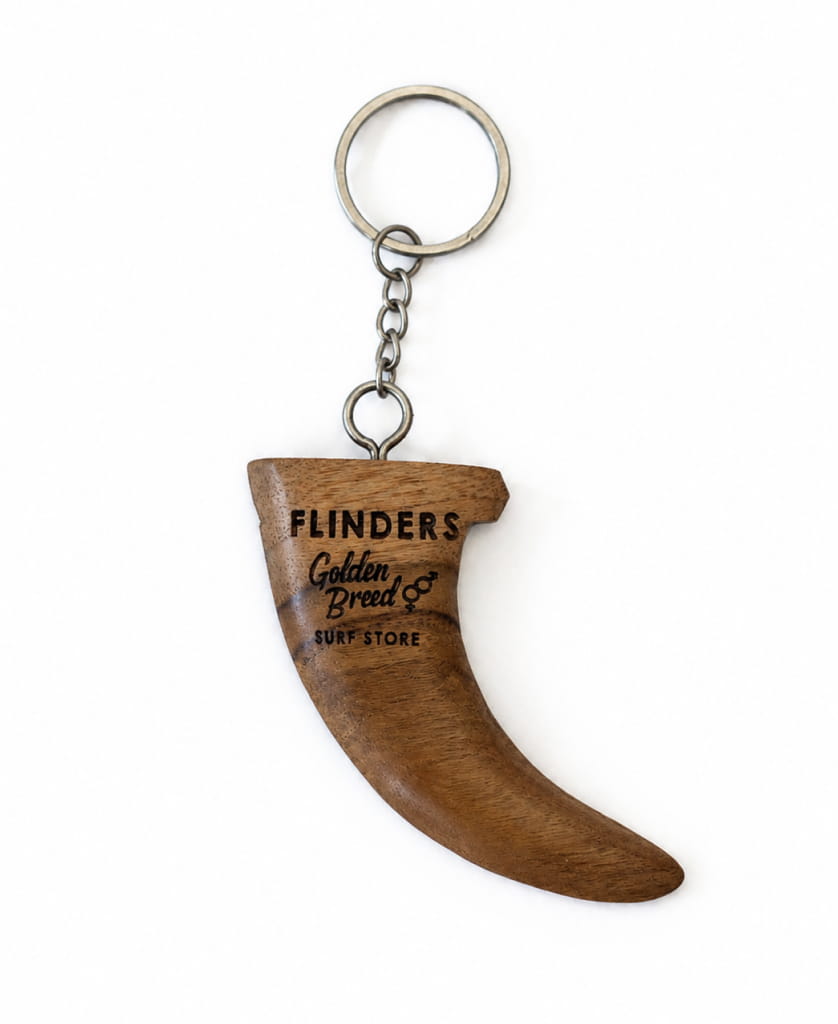 Golden Breed Flinders Fin Keyring | Brown - Keychains