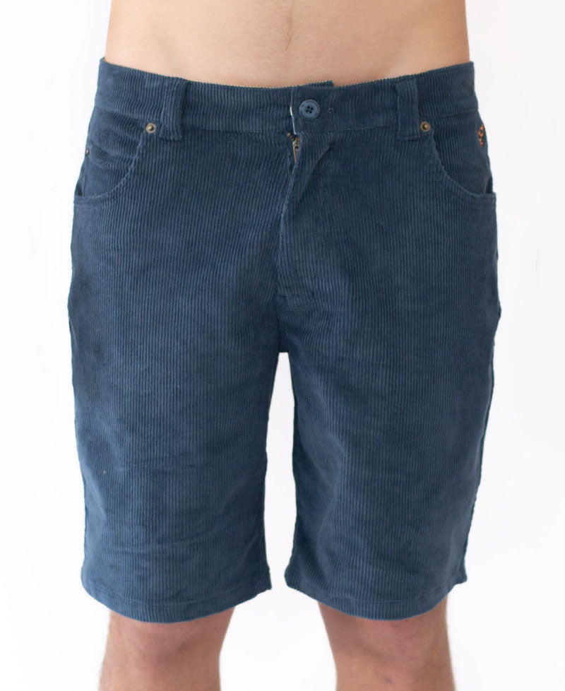 Golden Breed Fletch Cord Walkshort | Navy - Shorts