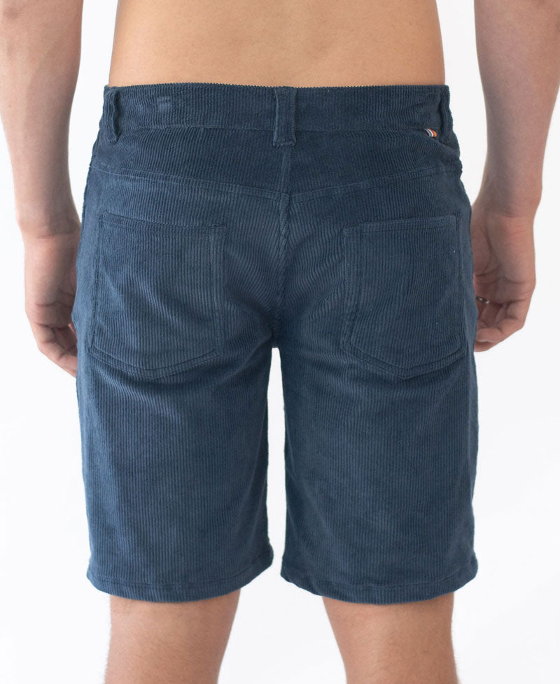 Golden Breed Fletch Cord Walkshort | Navy - Shorts