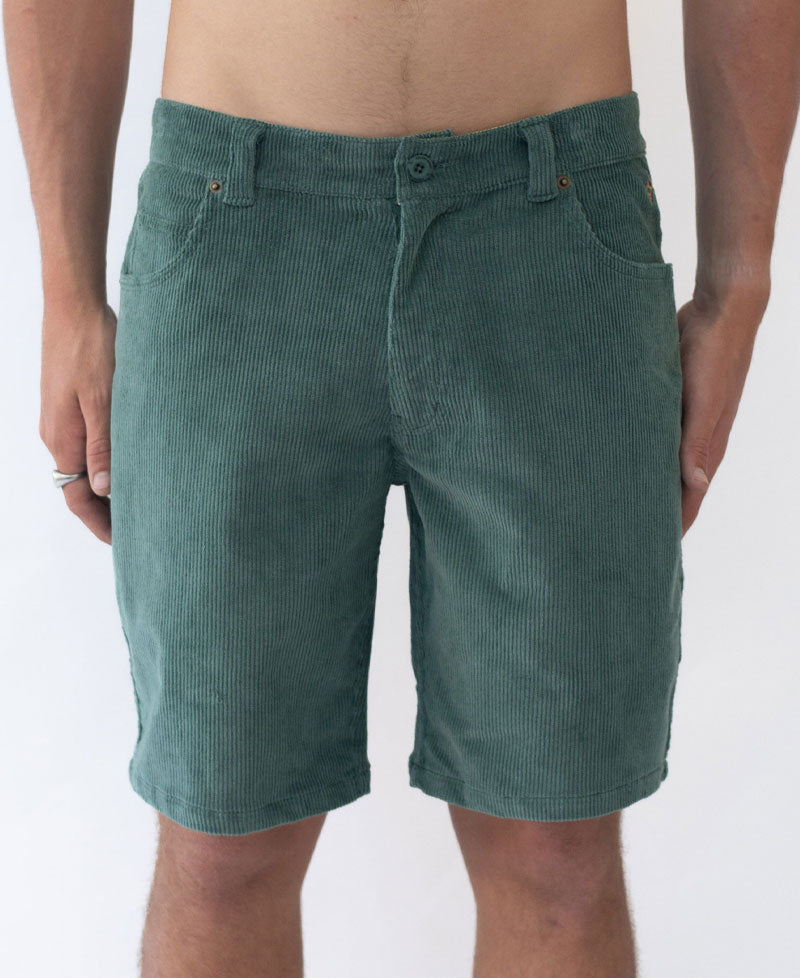 Golden Breed Fletch Cord Walkshort | Fern - Shorts
