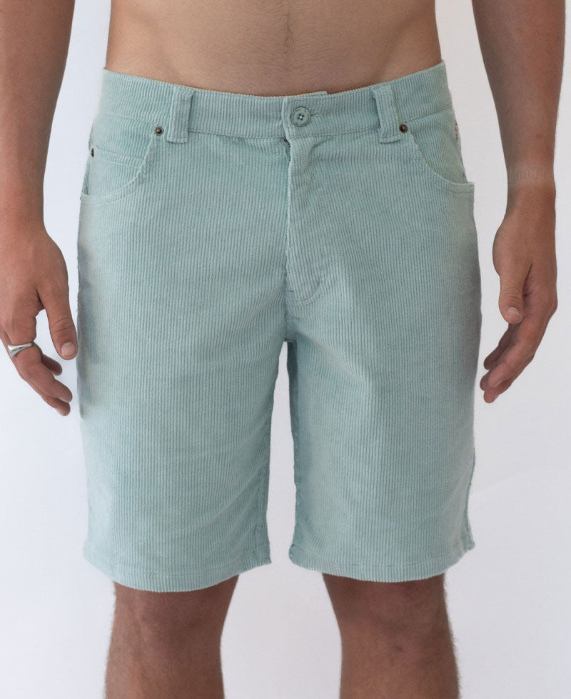 Golden Breed Fletch Cord Walkshort | Sage - Shorts