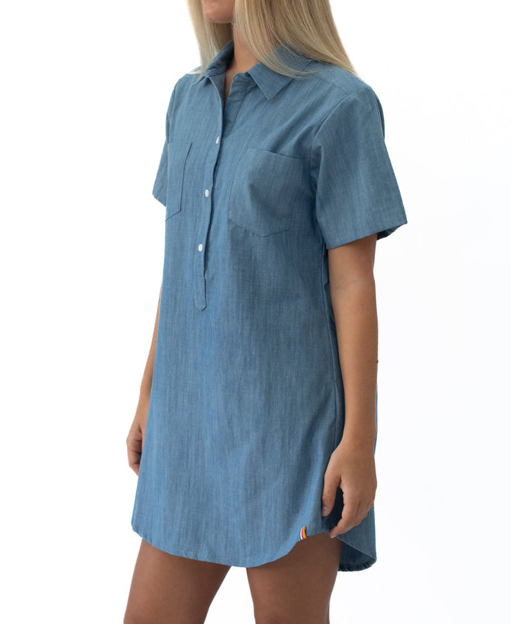 Golden Breed Bella Dress | Blue - Dresses