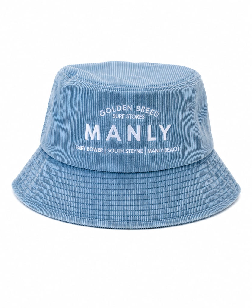Golden Breed Manly Cord Bucket Hat | Blue - Bucket Hats