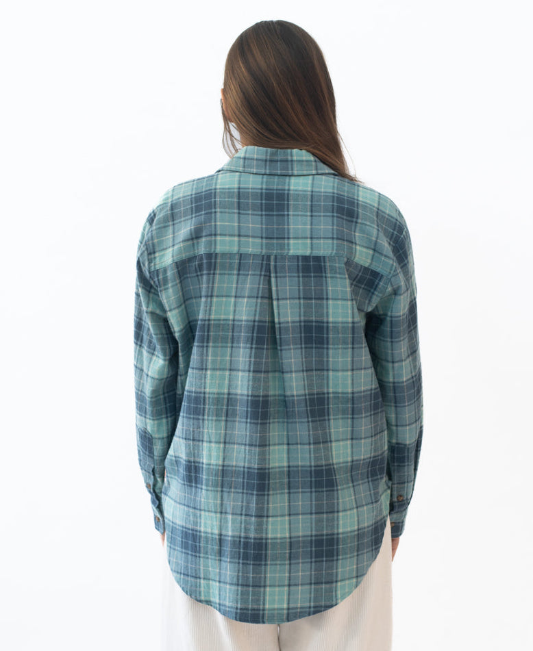 Golden Breed Buddy LS Shirt | Blue Check - Uncategorized