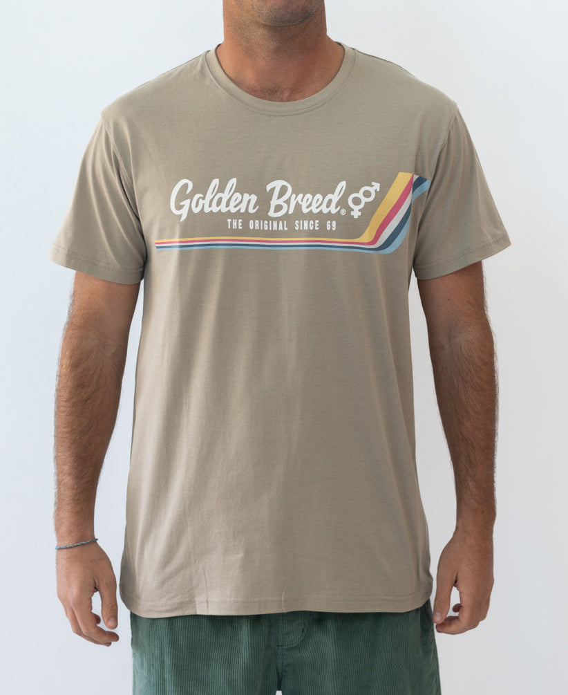Golden Breed Retro Classic Tee | Fawn - T-Shirts