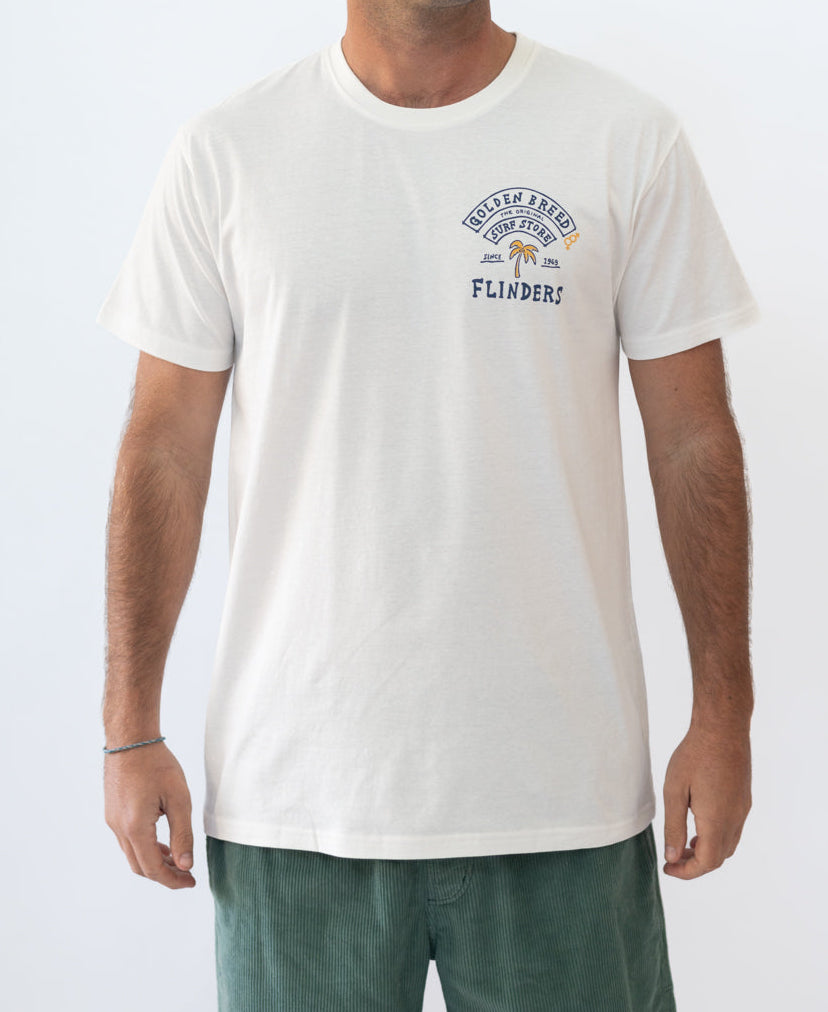 Golden Breed Flinders Herring Tee | Off White - T-Shirts