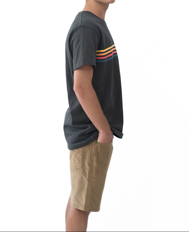 Golden Breed Heavy Island Tee | Wash Black - T-Shirts