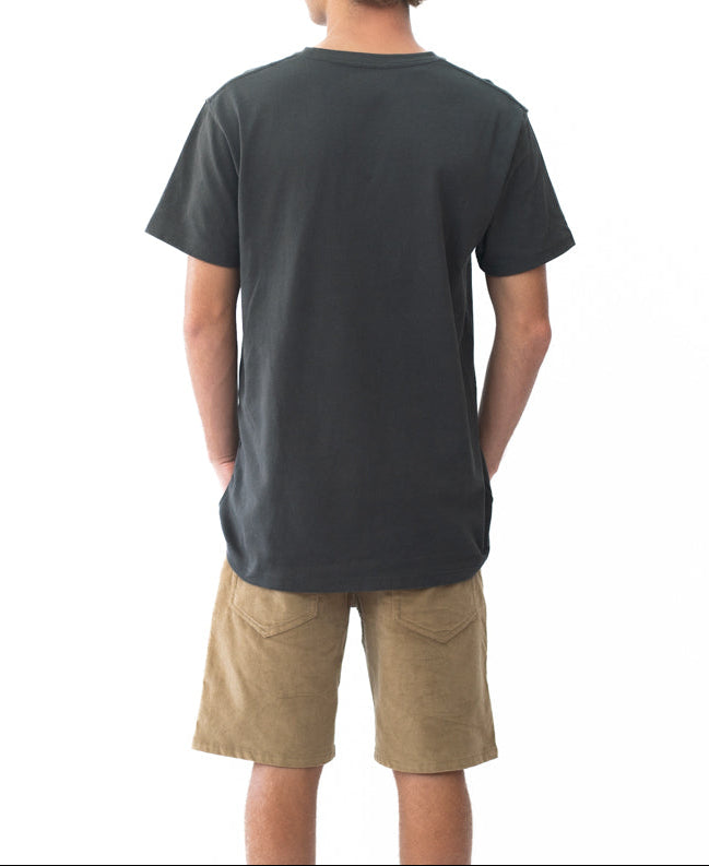 Golden Breed Heavy Island Tee | Wash Black - T-Shirts