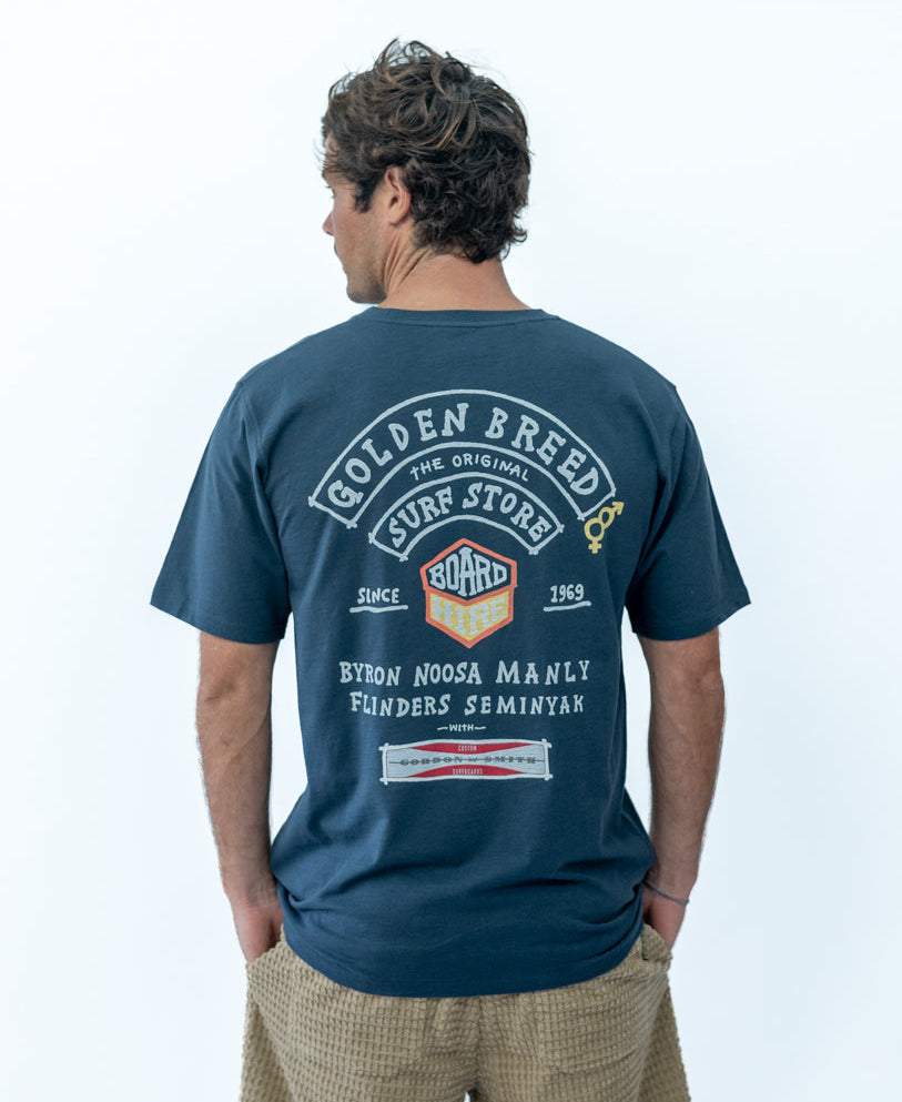 Golden Breed Herring Gen2 Tee | Navy - T-Shirts