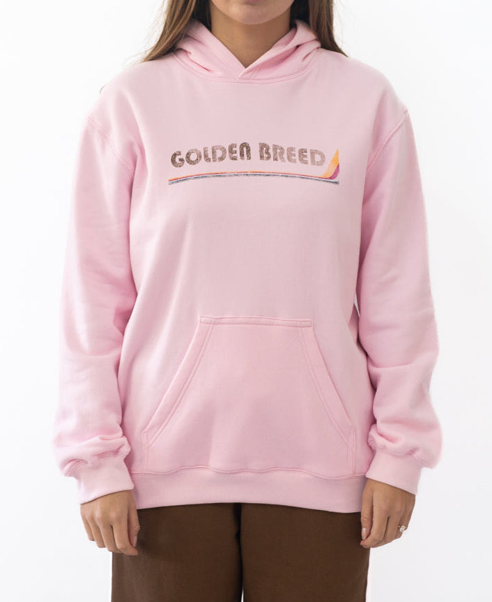 Golden Breed Holly Hoodie | Pale Pink/Espresso - Hoodies