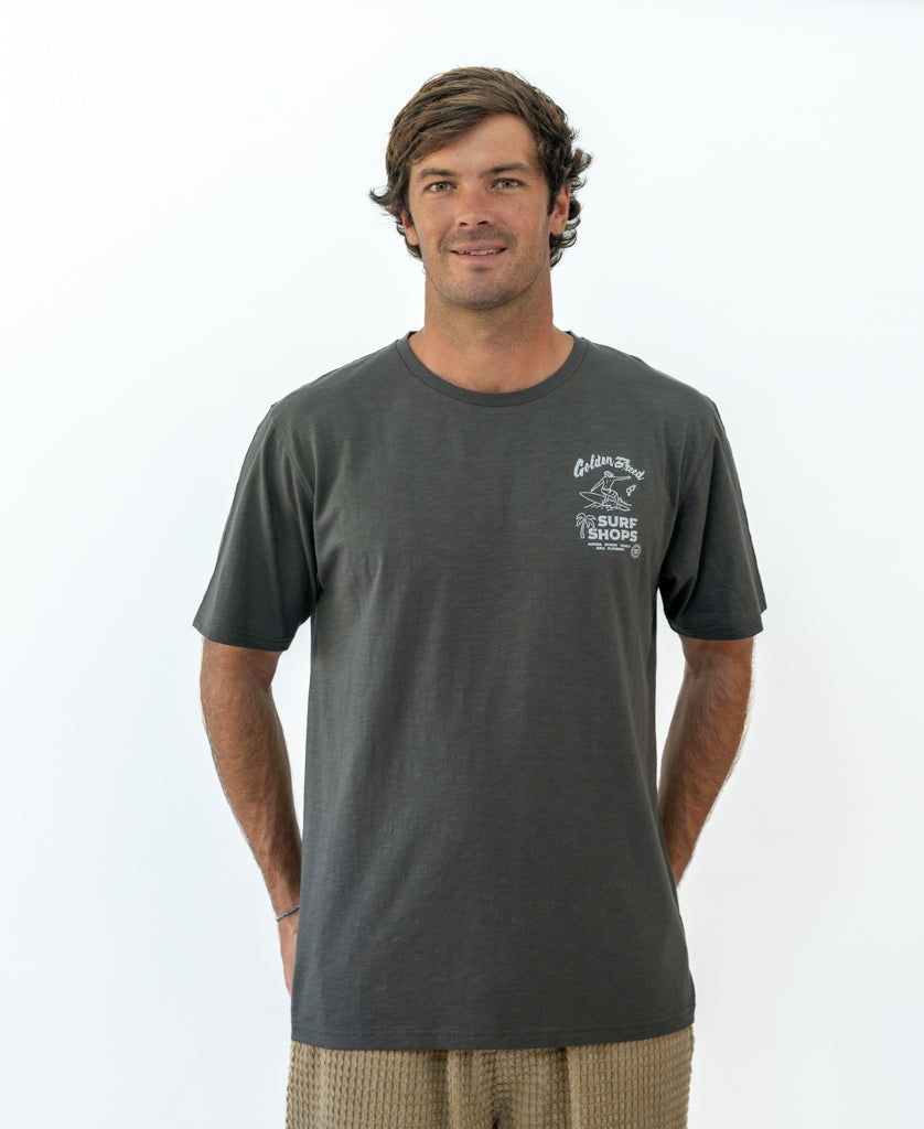 Golden Breed Java Tee | Wash Black - T-Shirts