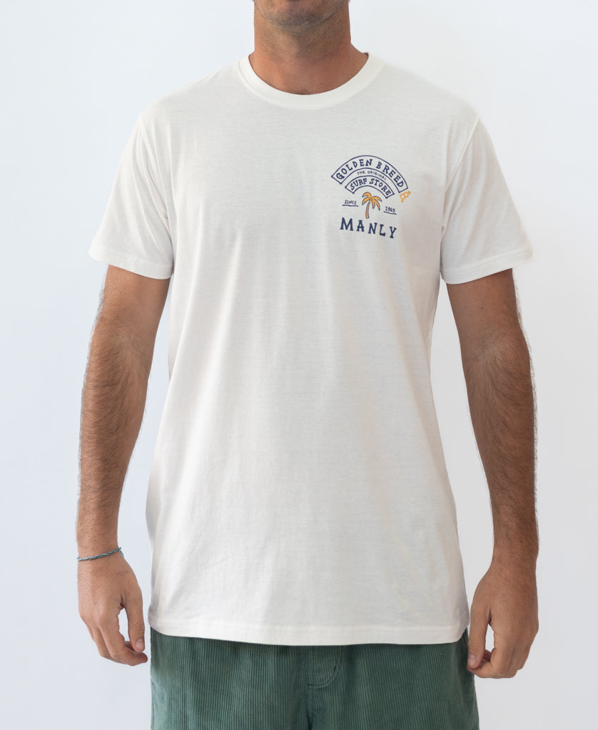 Golden Breed Manly Herring Tee | Off White - T-Shirts