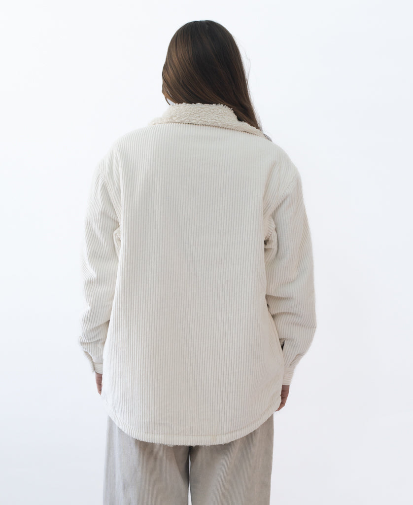 Golden Breed Willow Shacket | Off White - Coats & Jackets