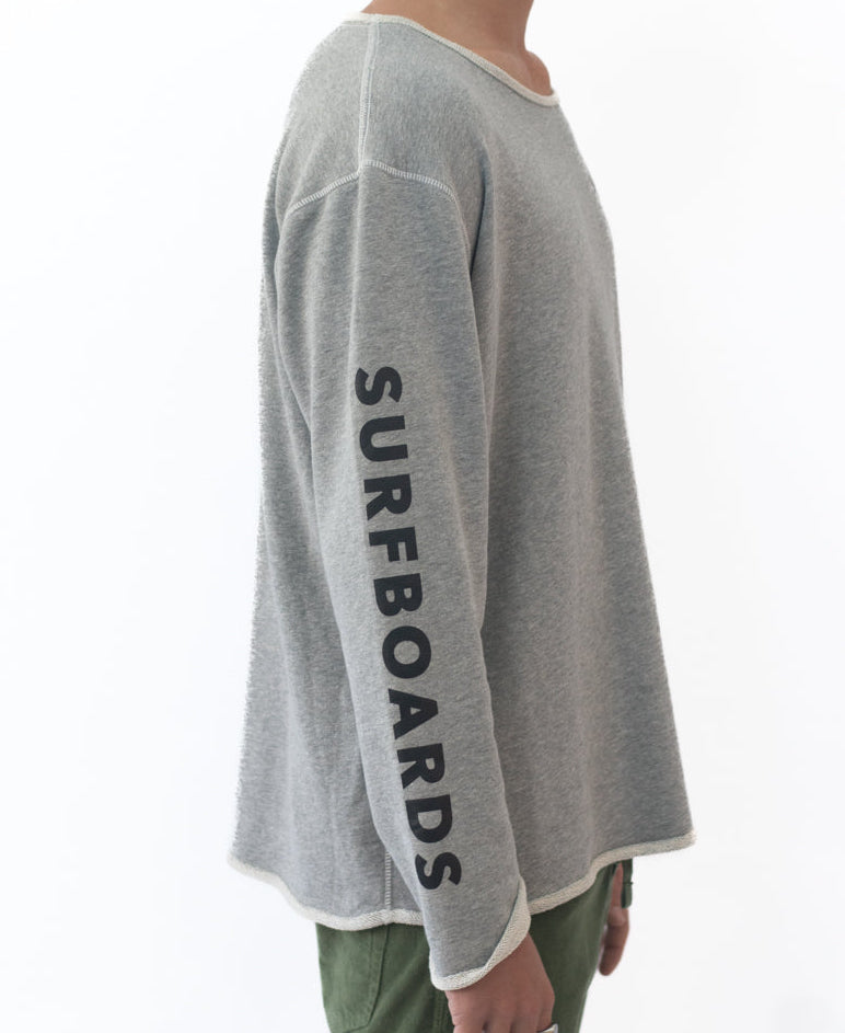 Gordon & Smith G&S Surfboards Rag Top | Grey Marle - Sweatshirts